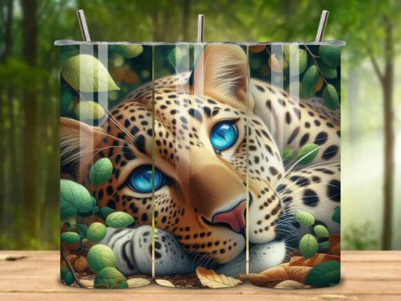 Download Jungle Theme Jaguar Tumbler Wrap Png V.5 - Tumbler wrap png Collection