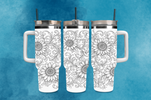 Download Sunflower Laser Tumbler Wrap PNG - Tumbler wrap png Collection
