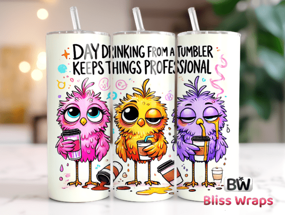 Download Sarcastic Funny Bird Tumbler Wrap Png - Tumbler wrap png Collection