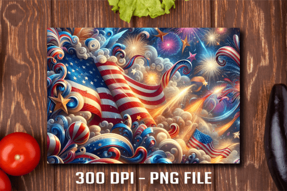 Download Fireworks Celebration Cutting Board - Premium Resources