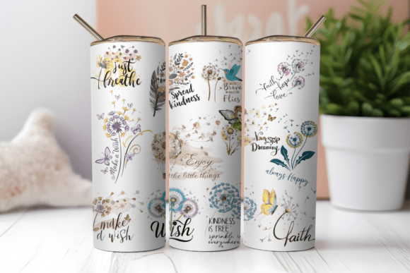 Download Positivity 20 Oz Skinny Tumbler Wrap Png - Tumbler wrap png Collection