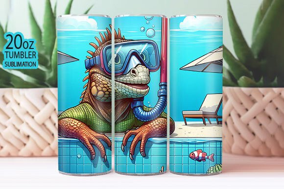 Download Crocodile Swimming Pool Tumbler Wrap Png - Tumbler wrap png Collection