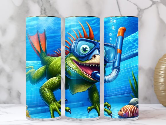 Download Crocodile Swimming Pool Tumbler Wrap Png - Tumbler wrap png Collection