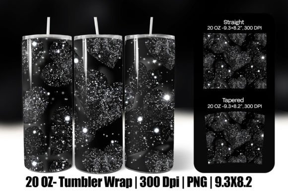 Download Black Valentine Heart Tumbler Wrap Png - Tumbler wrap png Collection