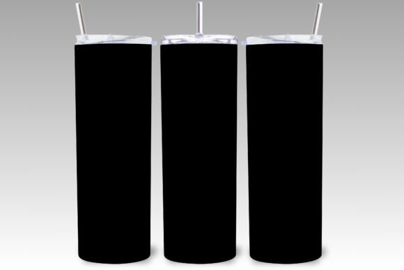 Download Solid Black Color 20 Oz Tumbler Wrap PNG - Tumbler wrap png Collection